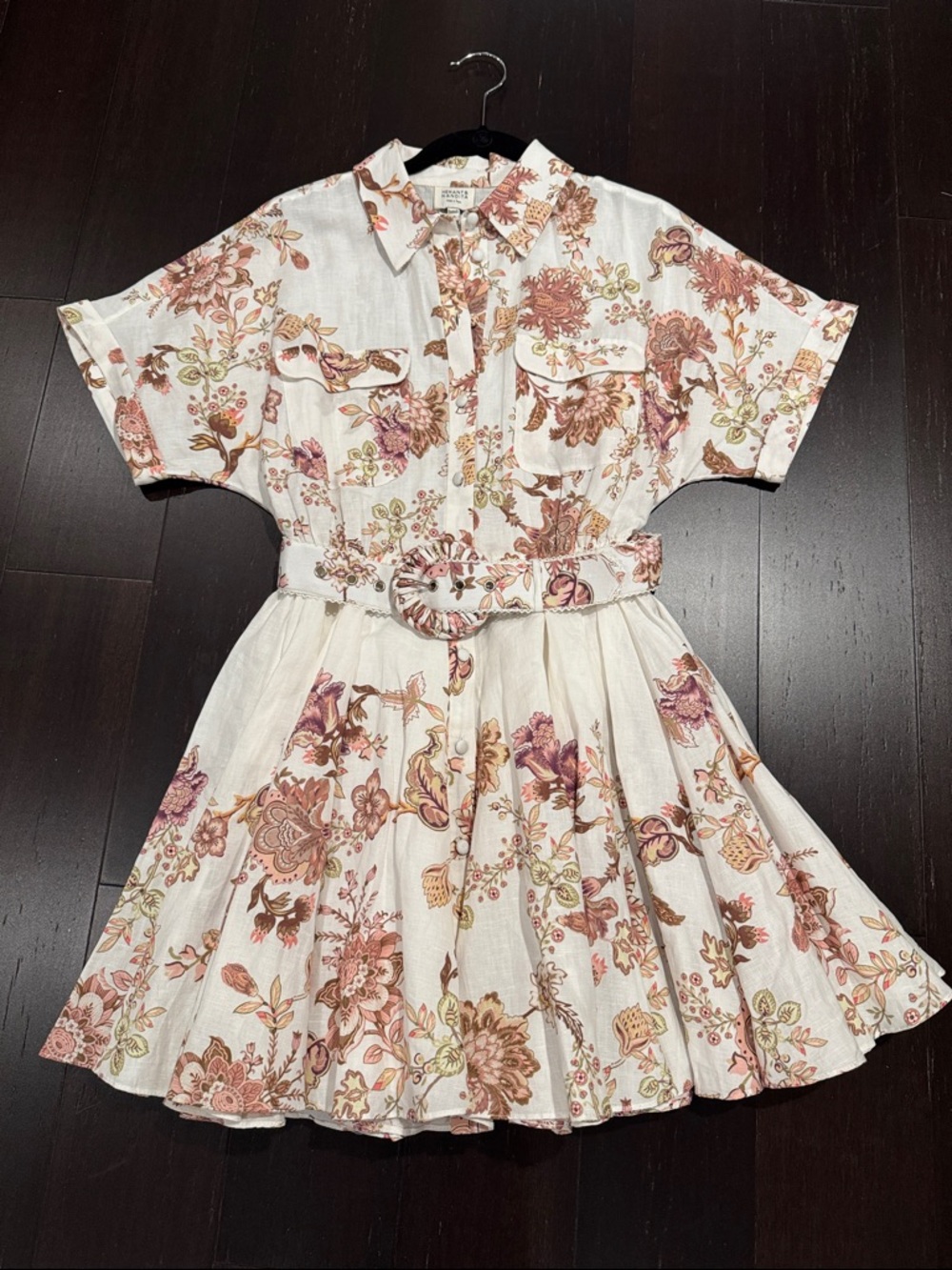 Hemant and Nandita Diza Belted Dress